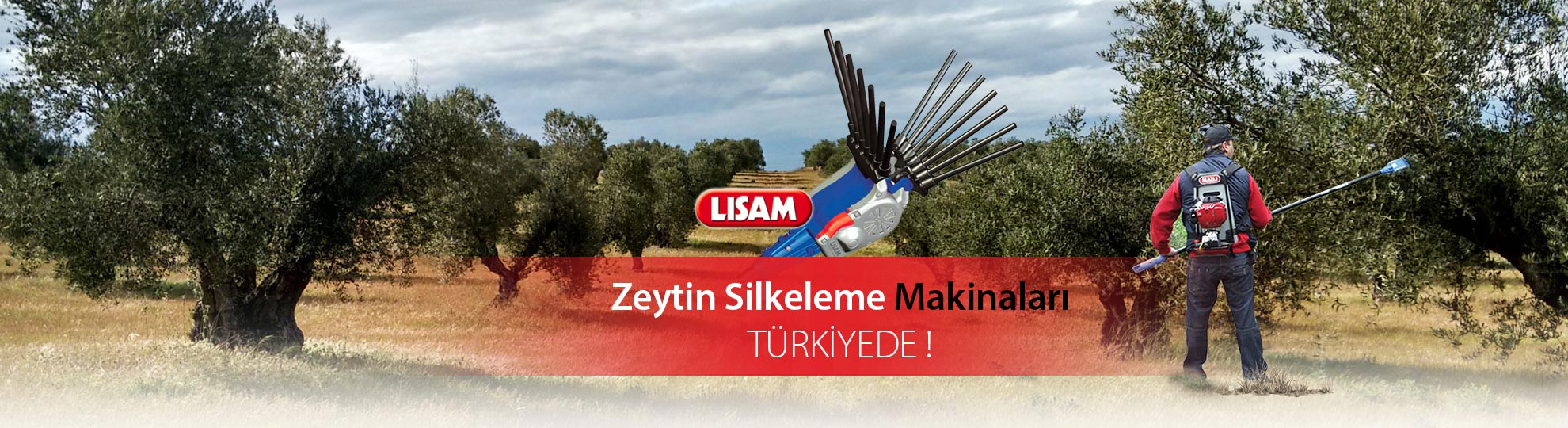 Zeytin Silkeleme Makinası - Zeytin Toplama Makinası -Elektronik Budama Makası - Lisam